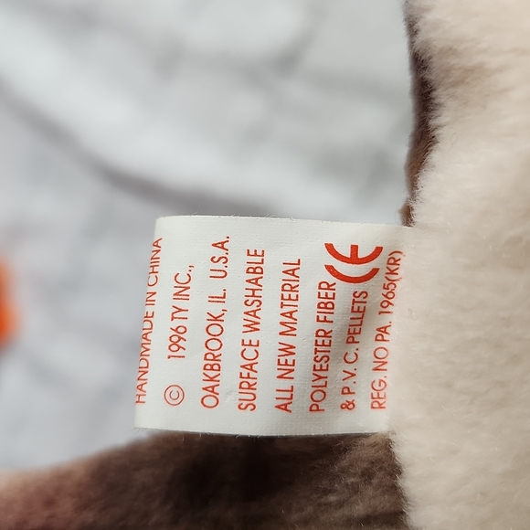 🕸Vintage Ty Beanie Baby Original Claude 1996 Tie Dye  Crab - Picture 6 of 11